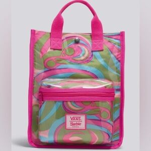 VANS Barbie Mattel Backpack Womens Limited Edition Pink Green 2023 collab